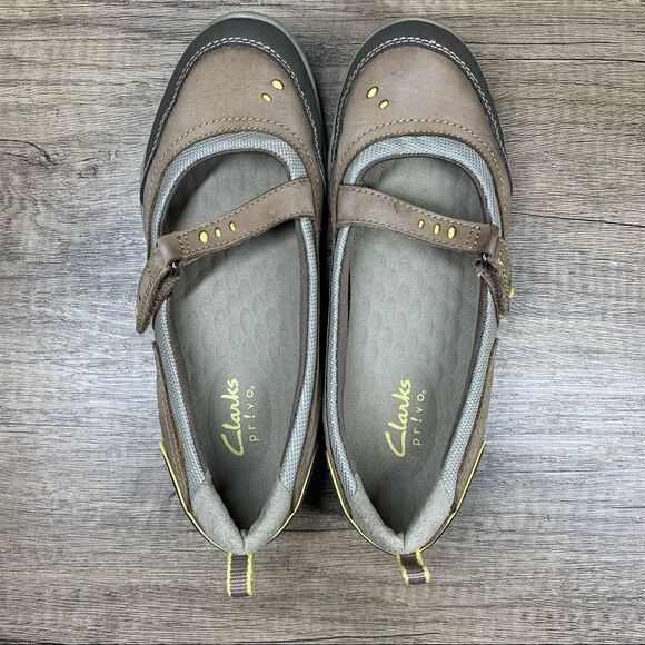 Clarks Privo 64729 Lthr Women's Sz 6.5 Tan shoes - Picture 7 of 9